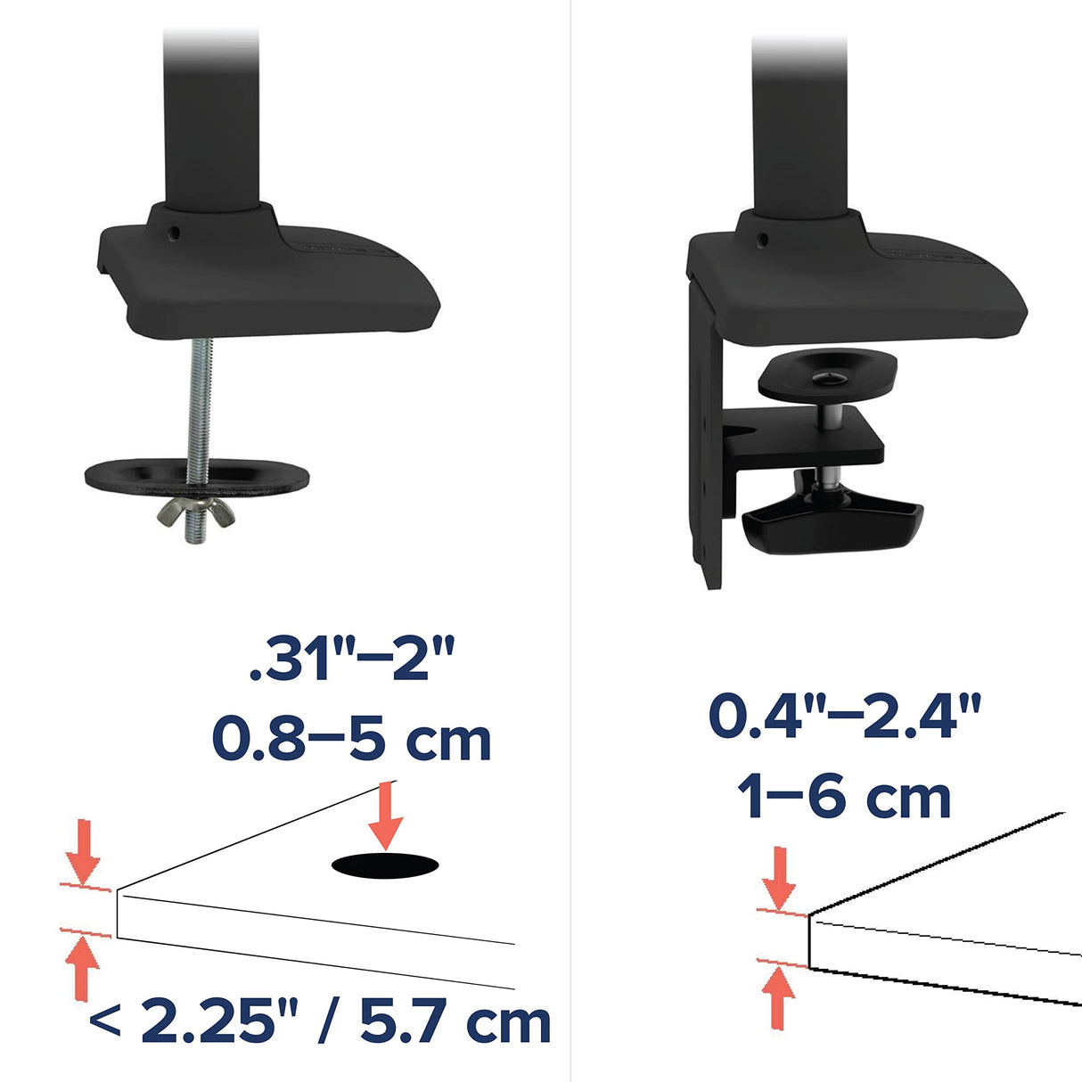 ERGOTRON LX Brazo de Montaje, Aluminio, Mate Negro