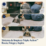 BISSELL SpotClean C5, Aspiradora de Agua Tapicería, Lava Aspiradora Ligera con Sistema Triple Action, Limpiador de Liquidos para Alfombras, Tapicería, Sofá, Auto & Más, Motor Potente de 400W, 3861N