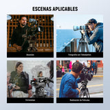 NEEWER LL34 - Trípode de vídeo para cámara de 78 pulgadas, cierre rápido con cabezal de líquido amortiguador, robusto trípode de fibra de carbono con placa QR de modo dual compatible con DJI