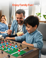 VEVOR Mesa de Juego Combinada 4 en 1 de Hockey de Aire de 82 cm, con Billar, Hockey, Futbolín, Ping Pong, Empujadores y Discos, Mesa de Juegos Deportivos a Niños, Sala de Juegos Familiar, Oficina
