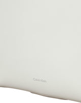 Calvin Klein Bandolera Mujer Crossbody Bag Bolso de Piel, Blanco (Antique White), Talla única