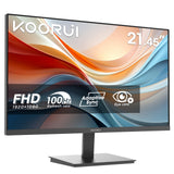 KOORUI E2212F Monitor 22 Pulgadas, Full HD VA 100Hz, 1920x1080, 3000:1, 5ms, 99% SRGB, 72% NTSC, HDMI 1.4, VGA, Eye Care, Adaptive Sync, VESA, Inclinable, Pantalla Ultra Fina y Ligera