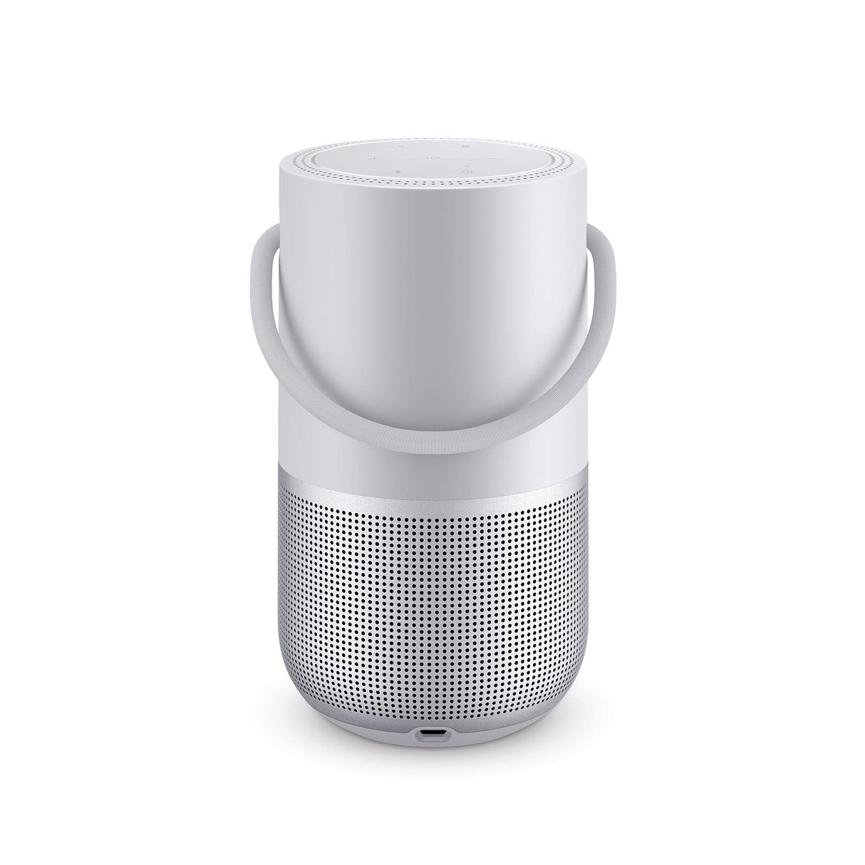 Bose Portable Smart Speaker - Altavoz portátil con control de voz Alexa integrado, Color Plata