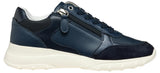 Geox D ALLENIEE B, Zapatillas Mujer, Navy, 37 EU