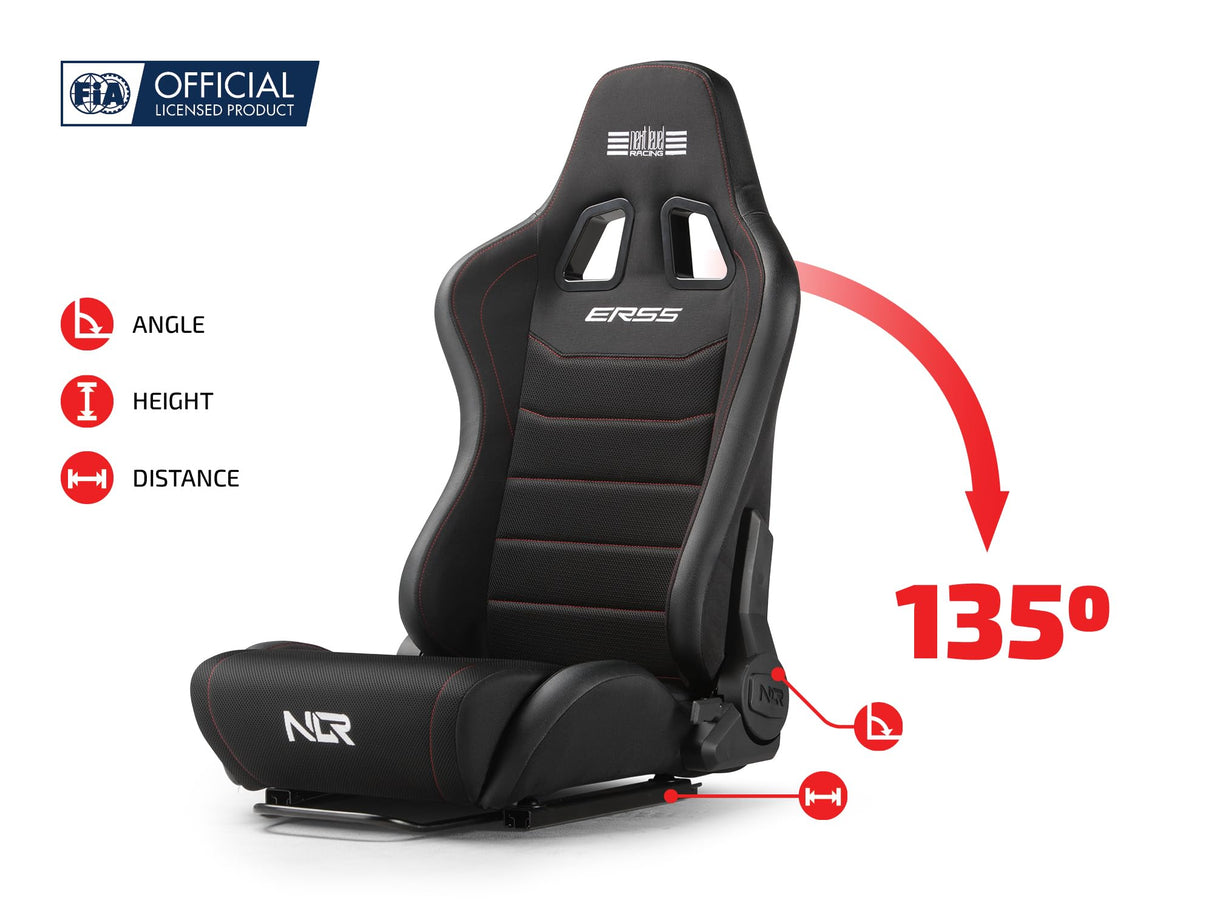 Next Level Racing ERS5 Elite Reclining Seat - Fabric & Mesh Edition