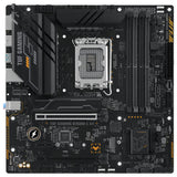 TUF GAMING B760M-E D4 - Placa base Intel B760 (LGA 1700) mATX con DDR4, PCIe 4.0, 2x M.2, 10+1 DrMOS, 2.5Gb Ethernet, M.2 vertical (Key E), Wi-Fi, USB 3.2 Gen 2 Tipo A, USB 3.2 Gen 2 Tipo C, Aura Sync