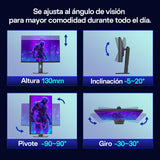 HKC G27M7Pro Monitor para Juegos de 27", Mini LED IPS, UHD 160 Hz/FHD 320 Hz, 1 ms DIC, HDR1400, 98% DCI-P3, Adaptive Sync, USB-C 90 W, 2× HDMI 2.1, DP 1.4, Soporte Ajustable en Altura, VESA 100×100