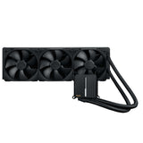 ProArt LC 420 - Refrigeración líquida AiO con medidor de estado del sistema iluminado y tres ventiladores de radiador Noctua NF-A14 industrialPPC-2000 PWM de 140 mm