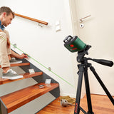 Bosch Nivel Láser de líneas cruzadas AdvancedLevel 360 con trípode (3 líneas de láser, incl. 360° para la alineación por toda la estancia, en caja de cartón)