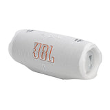 JBL Charge 6, Altavoz Bluetooth portátil inalámbrico, 28h de batería, Resistencia al Agua IP68, a Prueba de Polvo y caídas, Sonido Pro con AI Sound Boost, Compatible con Auracast, Blanco