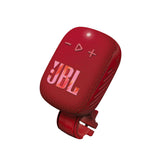 JBL Wind 3S - Mini Altavoz Bluetooth Potente portátil Harman Kardon - Bass Boost, Caja de música para Deporte y Outdoor con Pinza para Bicicleta, Scooter y Moto - Resistente al Agua - Rojo