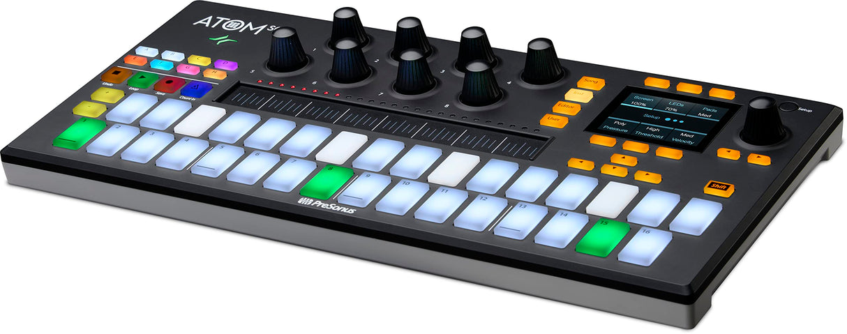 PreSonus ATOM SQ Teclado MIDI de Rendimiento, Multicolor
