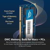 16GB OWC Kit de actualización de Memoria - PC12800 DDR3 1600MHz SO-DIMM para iMac 27" 2015 (Late) con Pantalla Retina 5K y PC compatibles