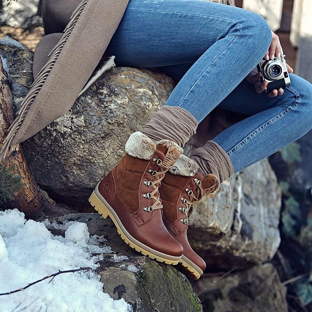 Panama Jack Tuscani, Botas Militar Mujer, Marrón (Cuero B1), 38 EU