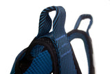Irudek WIND BLUE 3 L-XXL – Arnés anticaídas con anclaje ventral de aluminio, cinturón IRUPAD Holetech, hebillas automáticas K-EASY, sistema ANTISLIP, portaganchos y chip NFC Ready