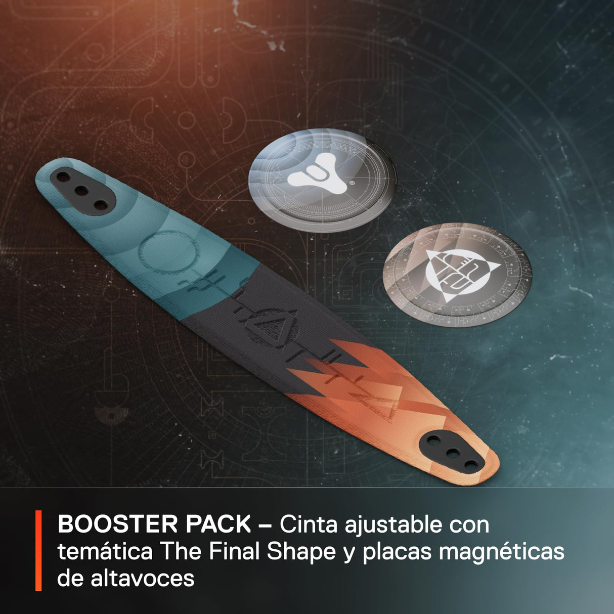 Steelseries Arctis Nova 7P Wireless Auriculares - Destiny 2 Final Shape Edition - Objetos - 2,4GHz + Bluetooth - Batería USB-C - PS,PC,Switch
