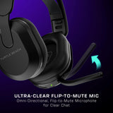 Turtle Beach Stealth 500 Negro Playstation Auriculares de Juego Inalámbricos con 40hr Batería y Bluetooth para PS5, PS4, PC y móvil