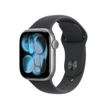 Apple Watch Series 11 GPS+Cellular con Caja de Aluminio en Gris Espacial de 42 mm y Correa Deportiva Negra-Talla S/M.Calidad del Sueño,monitores de entreno y Salud,Pantalla Siempre Activa