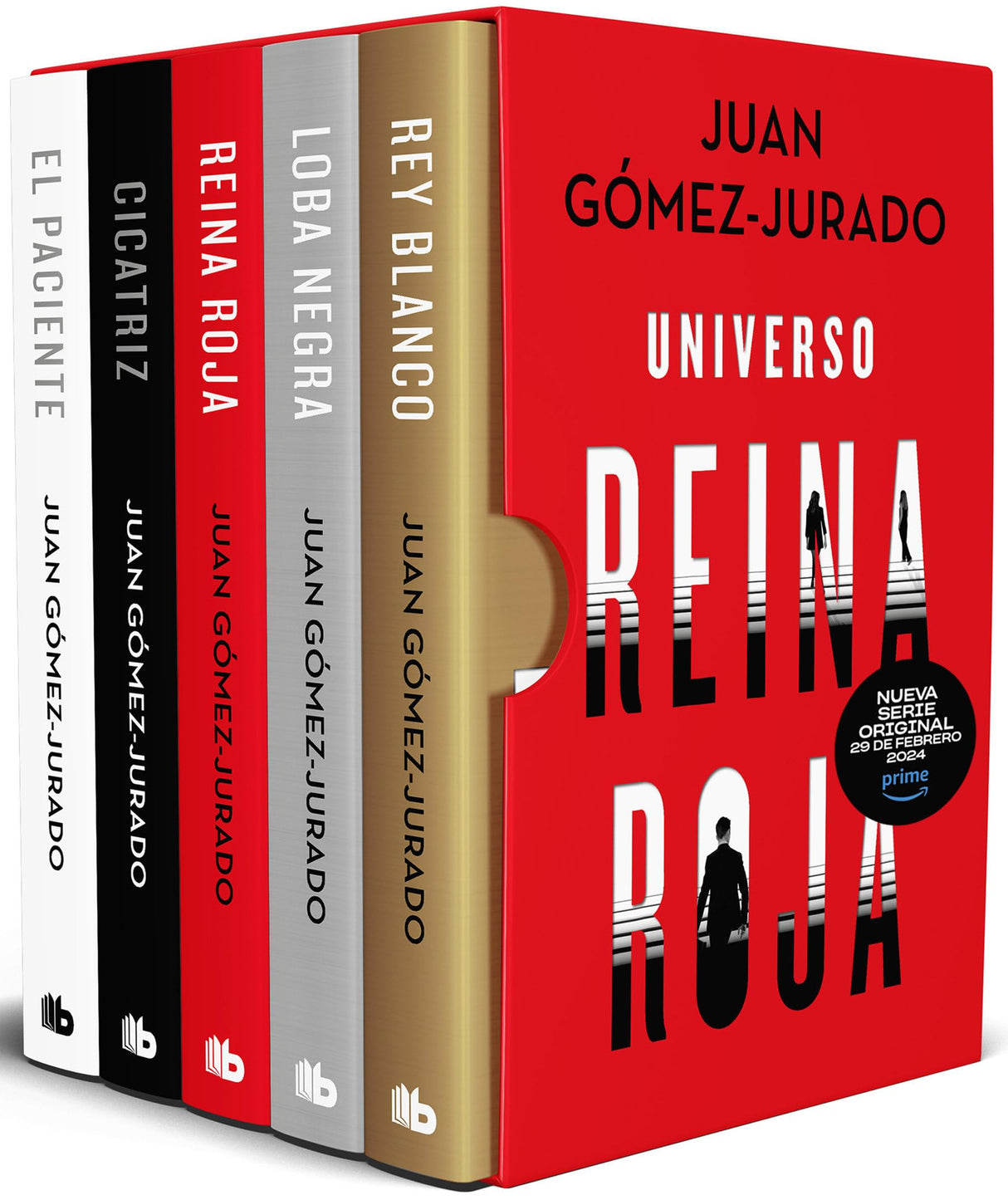 Universo Reina roja (estuche con: Reina roja | Loba negra | Rey blanco | Cicatriz | El paciente) (Ficción)