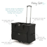 Hobby Gift Hobbygift Bolsa de Almacenamiento para máquina de Coser, Tela, Negro, L