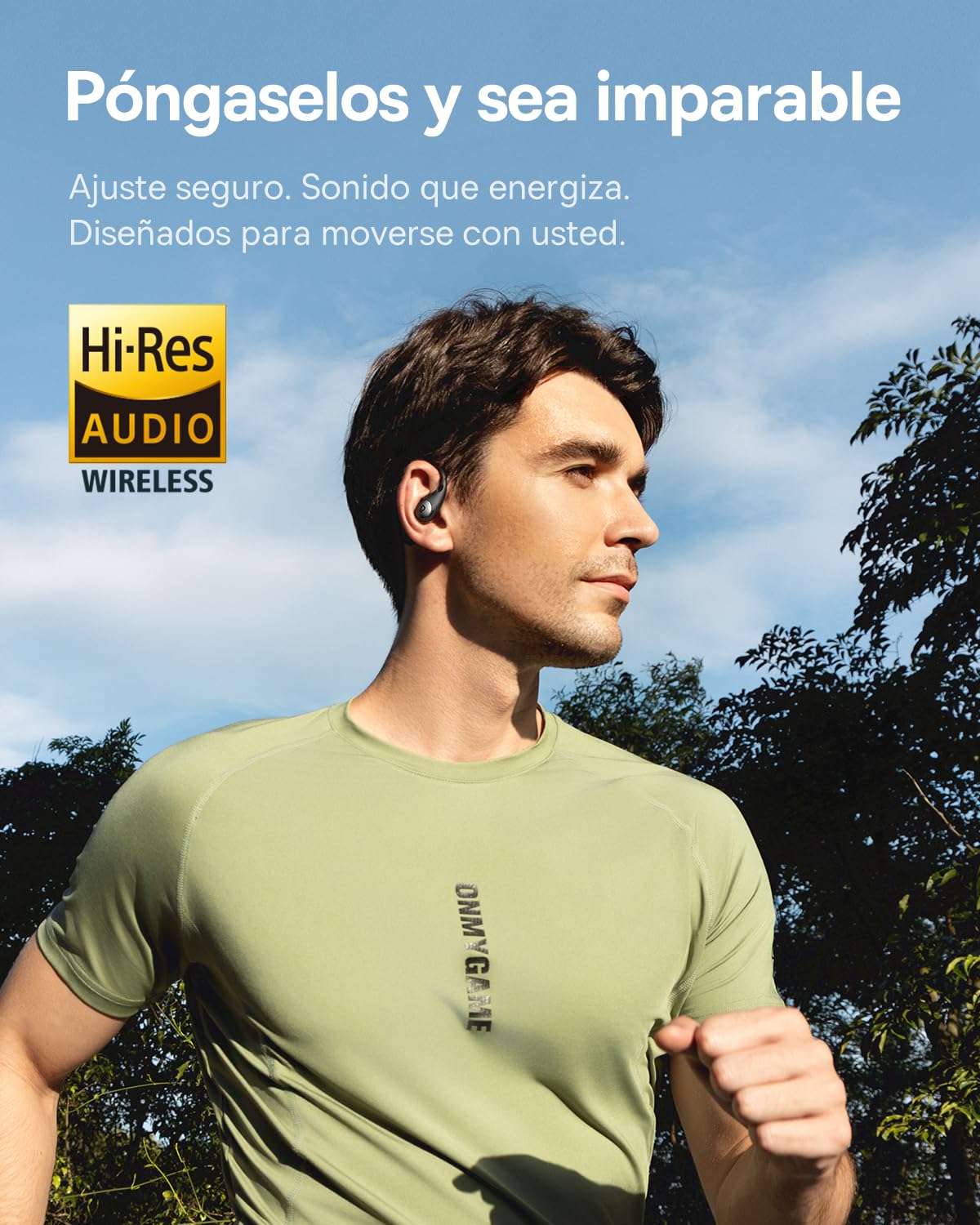 Baseus Eli Sport2 - Auriculares Abiertos para Deportes con Curva de Confort en S, Tiempo de reproducción 45H, SuperBass 2.0, IPX7, Bluetooth 6.0, 4 micrófonos, Llamadas claras con Inteligencia