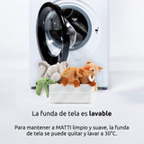TechniSat Matti el MAMMUFANT - Altavoz Bluetooth con luz Nocturna para niños (Reproductor de Audio, Concha para MP3 y batería Potente)