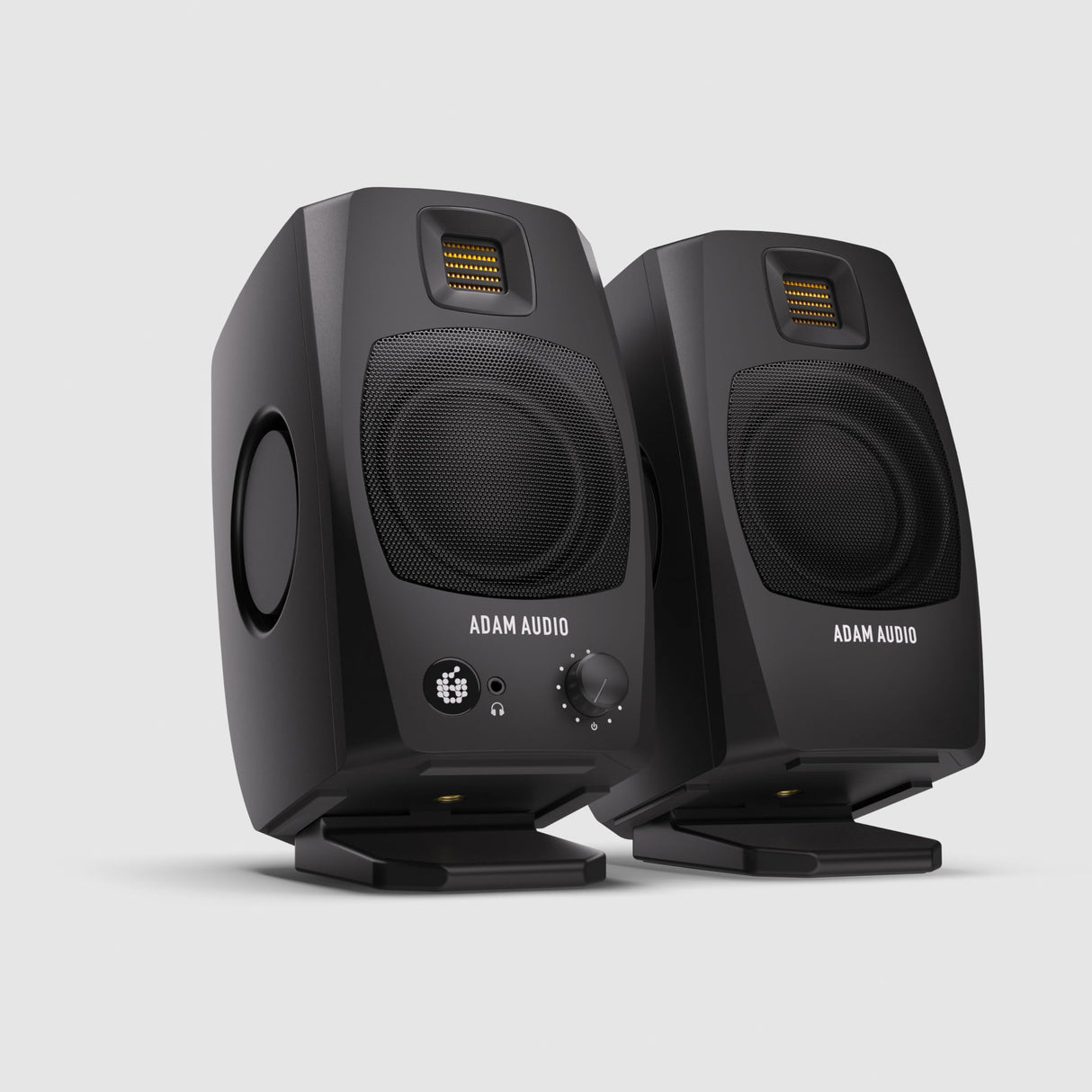 ADAM Audio Sistema de monitorización de sobremesa Activo D3V con conexión USB-C (par, Negro)
