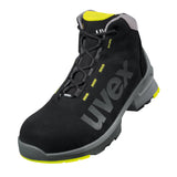 Uvex 1 Bota de Seguridad S2 SRC - Zapato Profesional de Trabajo - Punta Antiaplastamiento de Composite - Negro, Talla 42