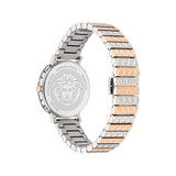 Versace Reloj Analógico para Mujer'S de Cuarzo Suizo con Correa en Acero Inoxidable VE9A00324