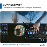 Gemini Sound GEM-05USB Mezclador analógico de 5 canales compacto que incluye un canal de micrófono de baja ruido, EQ de 2 bandas, reproducción USB de dispositivos USB y transmisión de Bluetooth