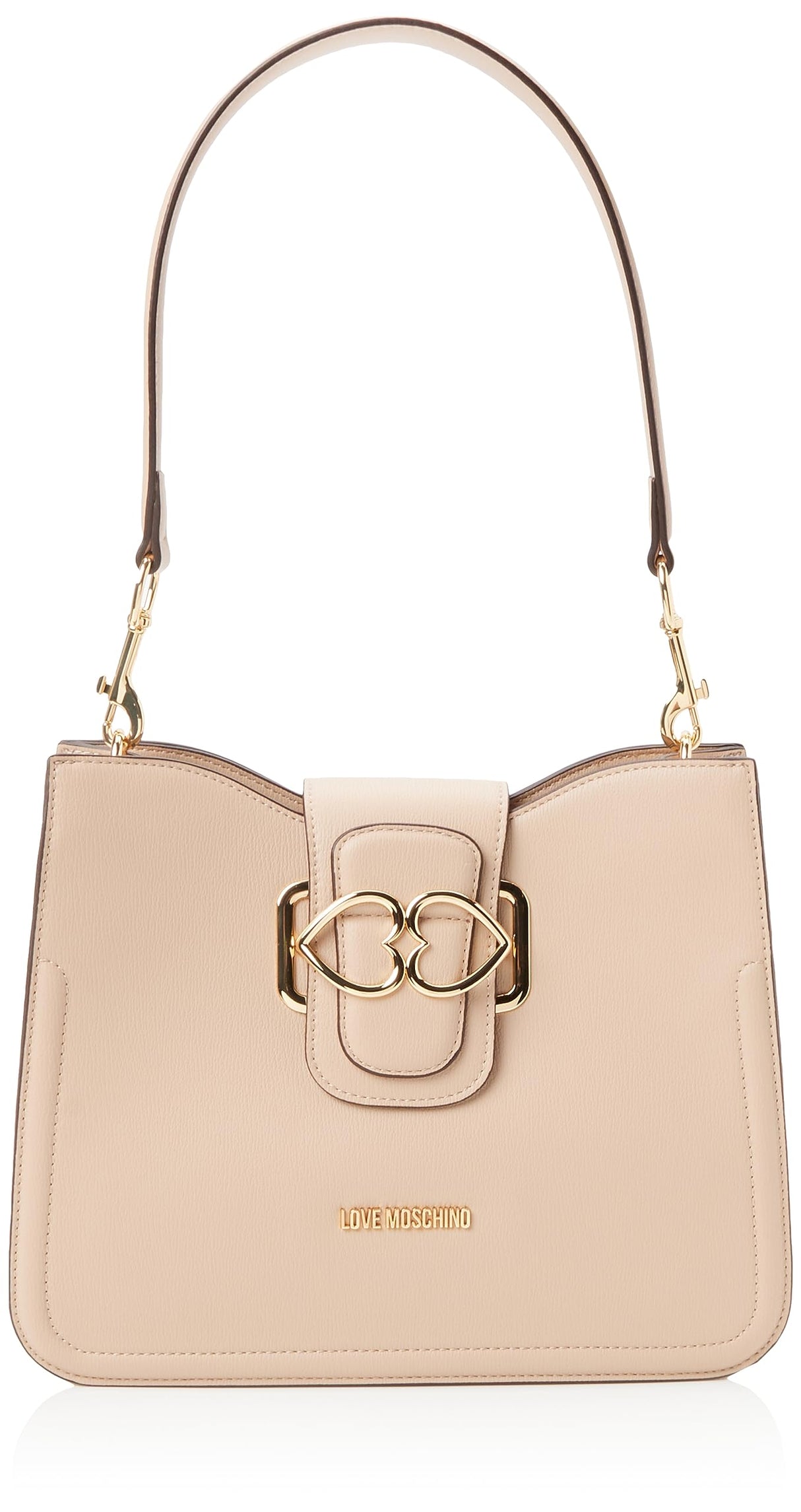 Love Moschino Jc4040pp1h, Bolso de Hombro para Mujer, Color Carne, 28X22X9
