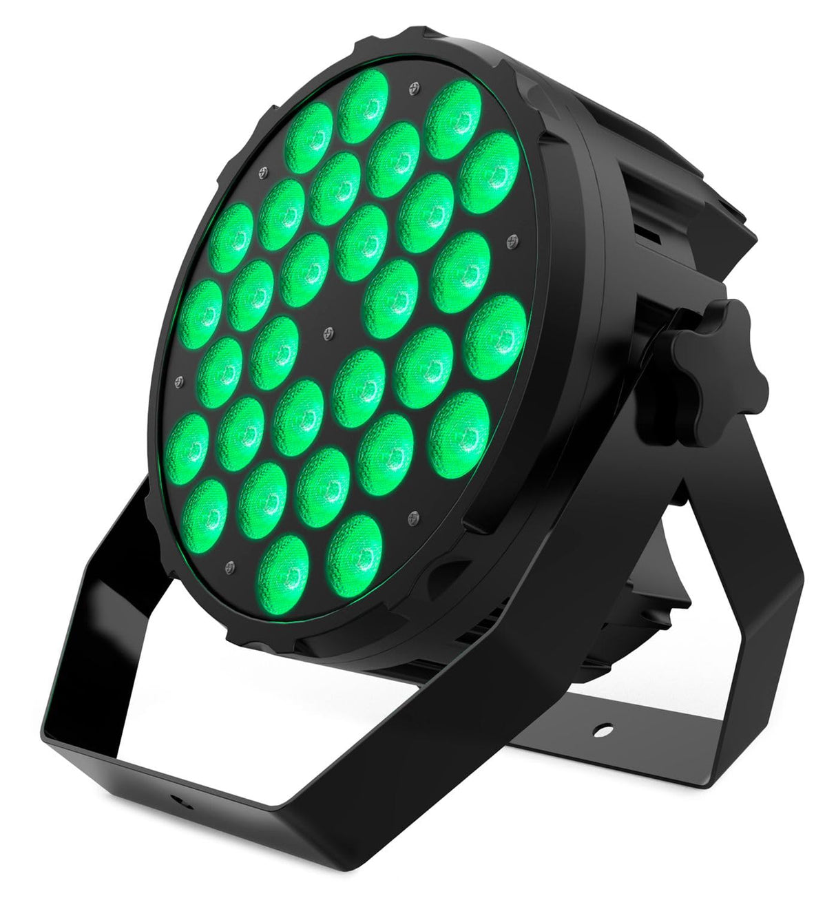 Audibax Dallas 300 - Foco LED para Discoteca - Foco Profesional 300W - Equipado con 30 Luces LED RGBW de 10W - Sincronización con Música - Modo Automático - Conexión DMX de 4 u 8 Canales