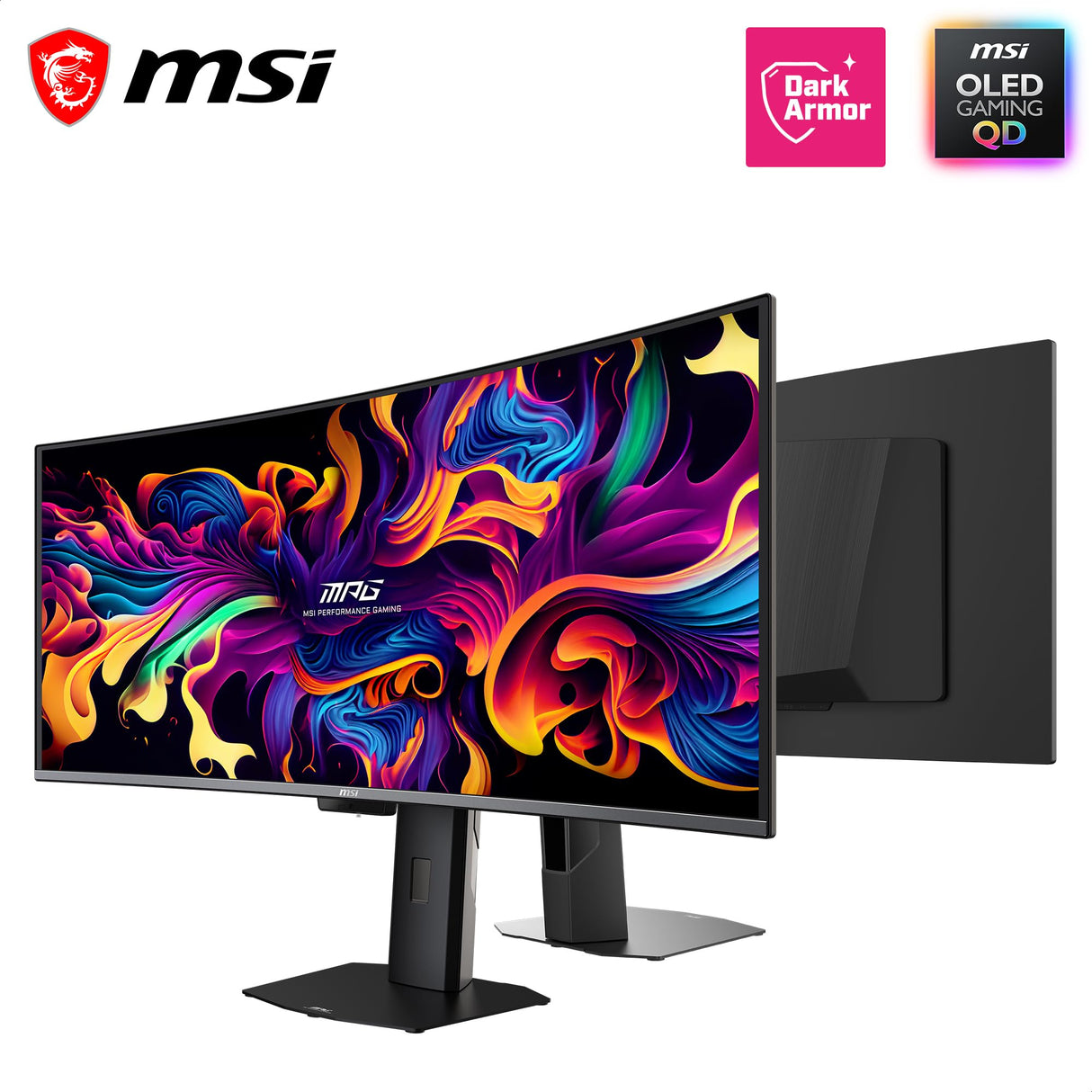 Msi Mpg 341cqrde QD-Oled X36 34 Zoll Uwqhd Curved Gaming Monitor 360 Hz (9s6-3de29A-002)
