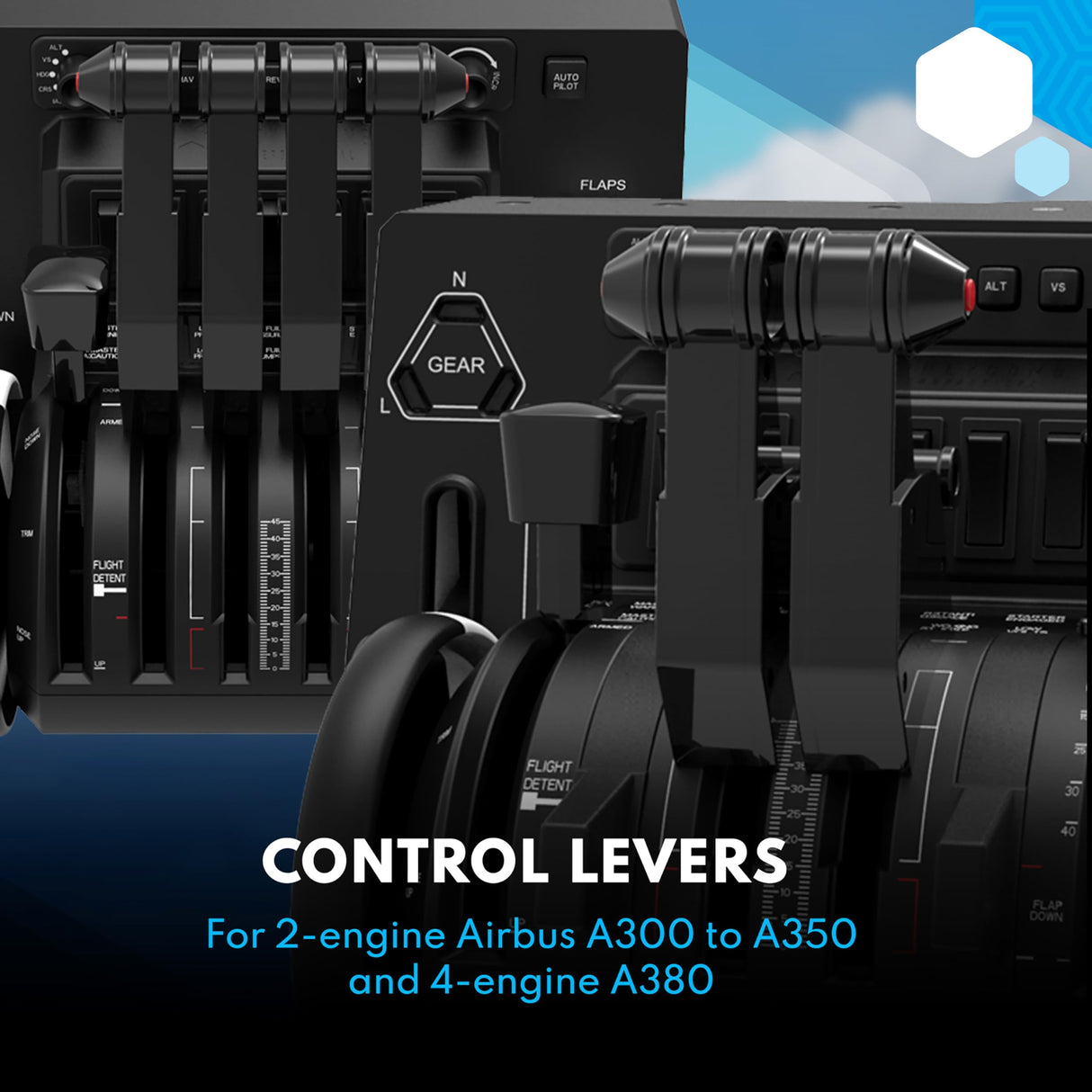 Honeycomb Throttle Pack for Airbus A319-A380 (Windows 7, 8 and 11) [video game] [video game]