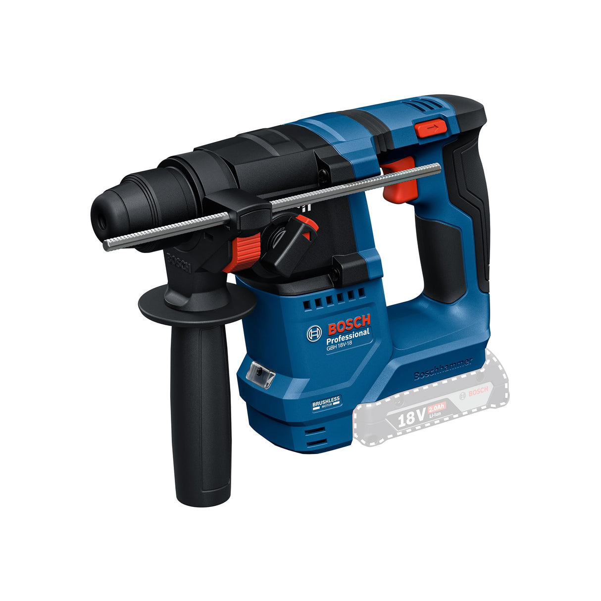 Bosch Professional 18V System martillo perforador a batería GBH 18V-18 (SDS Plus Solo)