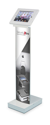 Security Xtra Brandit - Soporte de Suelo para iPad 2, 3, 4, Air, Air 2, iPad Pro 9.7", Blanco