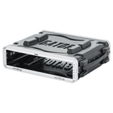 Gator Cases Estante Moldeado Liviano 2U con Pestillos Resistentes; Profundidad Estándar 19.25' (GR-2L)