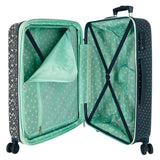 Pepe Jeans Alenka Juego de Maletas Azul 55/68 cms Rígida ABS Cierre TSA 104L 6,64 kgs 4 Ruedas Dobles Equipaje Mano by Joumma Bags