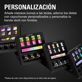 Elgato Stream Deck +, mezclador de audio, controlador de directo y estudio para creación de contenido, streaming, juegos, con banda táctil, diales y teclas LCD personalizables, funciona con Mac y PC