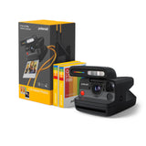 Polaroid Flip - Paquete de cámara instantánea Negra y película a Color (16 Fotos)
