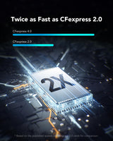 Lexar Professional CFexpress 4.0 Type B Silver Series 1TB, Tarjeta Tybe B hasta 3600MB/s lectura/2600MB/s Escritura, Tarjeta de Memoria CF para vídeo 8K Raw/DSLR, retrocompatible con cámara XQD
