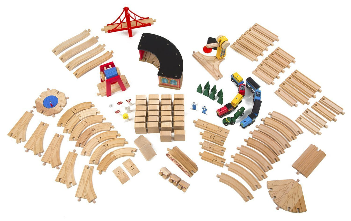 Melissa & Doug - Juego de Tren de Madera (10701)