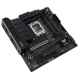 TUF GAMING B760M-PLUS - Placa base Intel B760 (LGA 1700) mATX con DDR5, ranura PCIe 5.0, 2x PCIe 4.0 M.2, 12+1 DrMOS, Realtek 2.5Gb Ethernet, DisplayPort, HDMI, USB 3.2 Gen 2 Tipo C frontal, Aura Sync