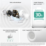 SAMSUNG Galaxy Buds FE - Auriculares inalámbricos con Bluetooth (Incluye Funda de araree Bean, cancelación Activa de Ruido (ANC), 3 micrófonos, Control táctil, Graves Profundos, con Cable de Carga,