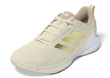 adidas Mujer Novaflight 2 Indoor Shoes, Off White/Gold Met./Crystal Sand, 38 EU
