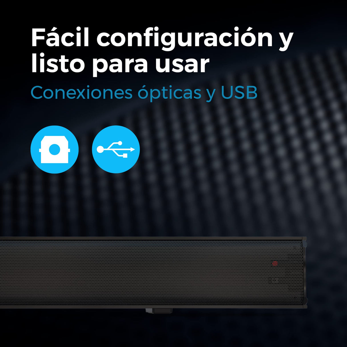 Cello YWS15M-DE TV Soundbar, 2x10W y 20W (Total 40W), Bluetooth, Cable de 12 Voltios para Televisores de Caravana