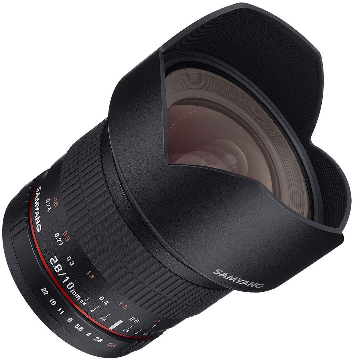 Samyang F1120409101 - Objetivo fotográfico DSLR para Micro Cuatro Tercios (Distancia Focal Fija 10mm, Apertura f/2.8-22 ED AS NCS CS), Negro