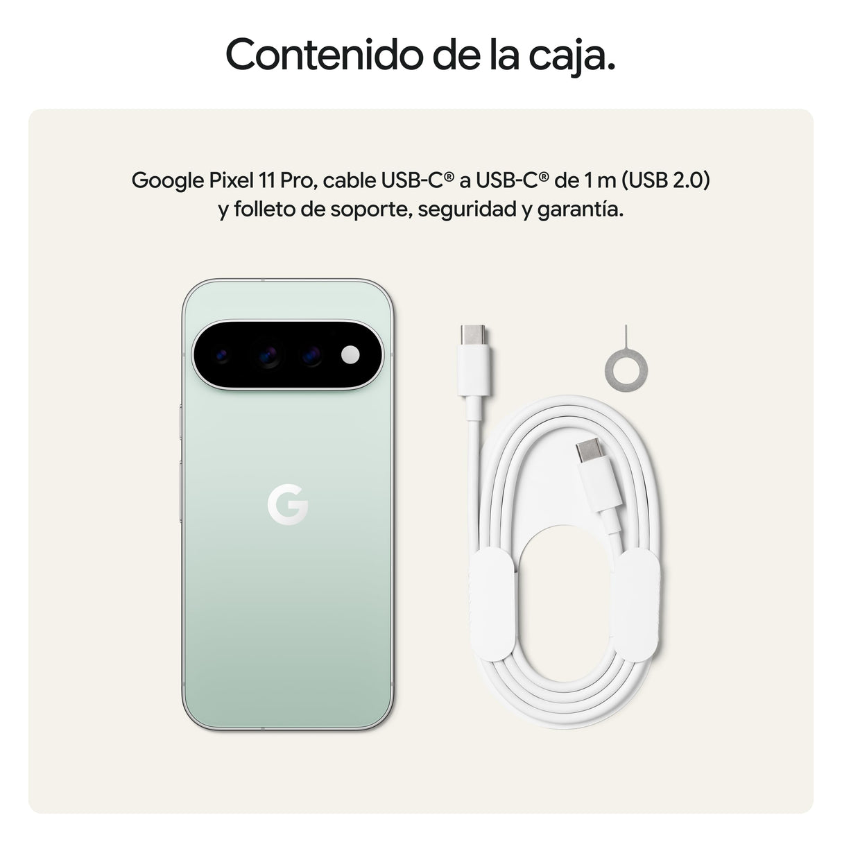 Google Pixel 11 Pro – Smartphone Android Libre - Gris Niebla, 512GB