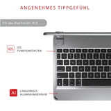 Teclado Bluetooth Brydge 9,7 y 10,5, de Aluminio Plata