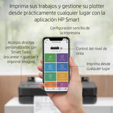 HP DesignJet T250 Impresora Plotter de Gran Formato, de 24 pulgadas, hasta A1, Impresión Móvil, Wi-Fi, Gigabit Ethernet, USB 2.0 de alta velocidad, Garantía de 2 años (5HB06A)